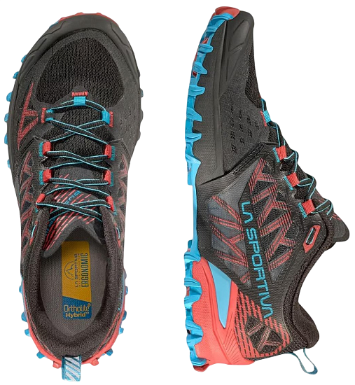 Кроссовки женские La Sportiva Bushido III Gtx Black/Hibiscus - Фото 2 большая
