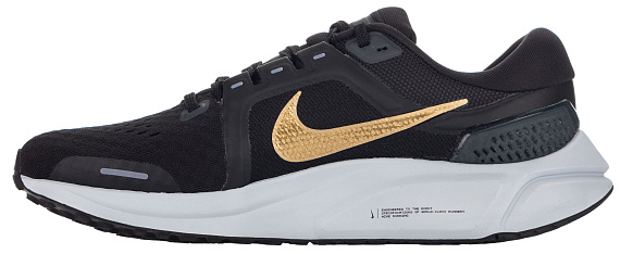 Кроссовки женские Nike Air Zoom Vomero 16 Black/Dark Smoke Grey/Pure Platinum/Metallic Gold Coin - Фото 5 большая