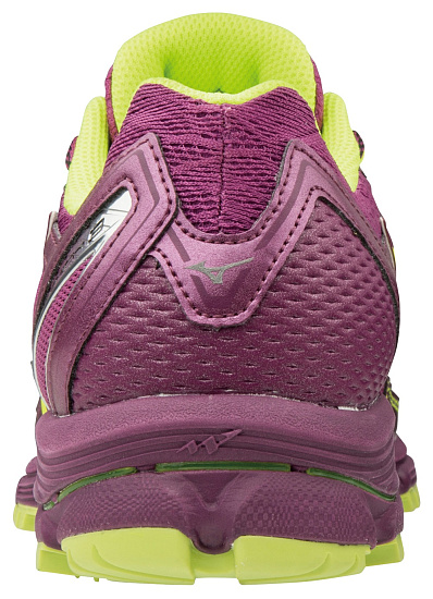 Кроссовки женские Mizuno Wave Daichi 3 Clover/Safety Yellow/Dark Purple - Фото 5 большая