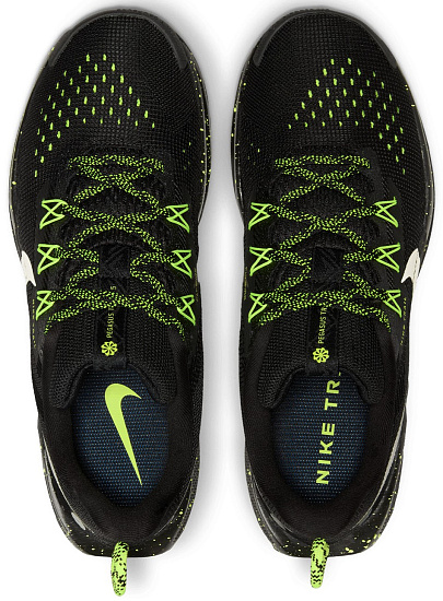 Кроссовки женские Nike Reactx Pegasus Trail 5 Black/Volt Ice/Phantom - Фото 3 большая