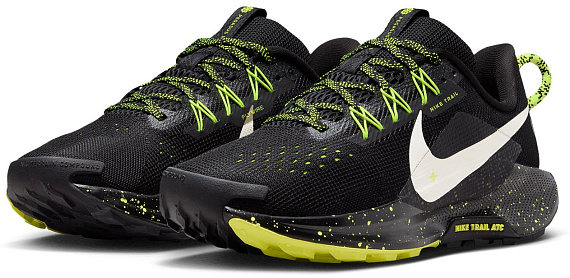Кроссовки женские Nike Reactx Pegasus Trail 5 Black/Volt Ice/Phantom - Фото 4 большая
