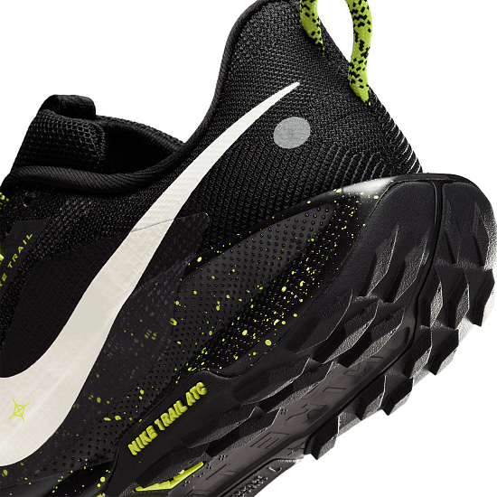 Кроссовки женские Nike Reactx Pegasus Trail 5 Black/Volt Ice/Phantom - Фото 7 большая