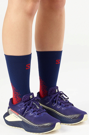 Кроссовки женские Salomon Drx Defy Grvl Astral Aura/Maritime Blue/Vanilla Ice - Фото 5 большая