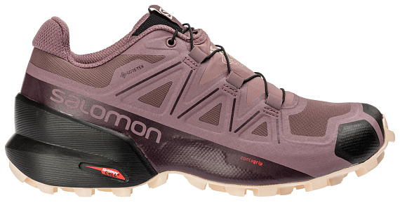 Кроссовки женские Salomon Speedcross 5 Gtx Flint/Black - Фото 1 большая
