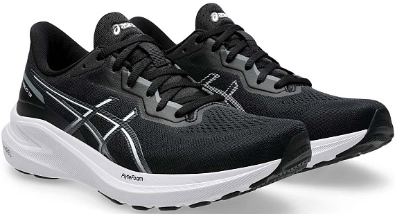 Кроссовки женские ASICS Gt-1000 13 Black/White - Фото 4 большая