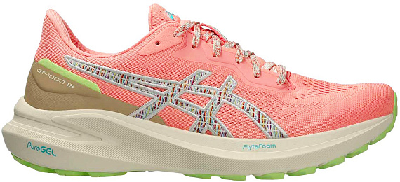 Кроссовки женские ASICS Gt-1000 13 Tr Nature Bathing/Guava - Фото 1 большая