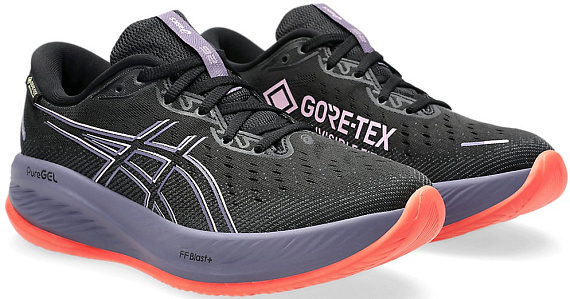 Кроссовки женские ASICS Gel-Cumulus 26 Gtx Black/Light Ube - Фото 2 большая
