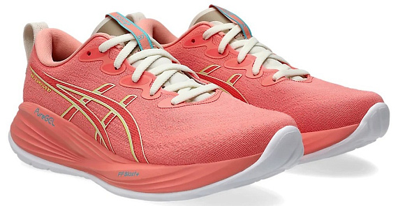 Кроссовки женские ASICS Gel-Cumulus 27 Guava/Lime Green - Фото 2 большая
