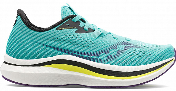 Кроссовки женские Saucony Endorphin Pro 2 Cool Mint/Acid - Фото 1 большая