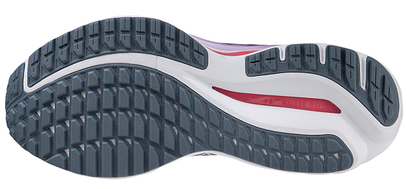 Кроссовки женские Mizuno Wave Inspire 19 Wister/Whte/SunKisCoral - Фото 5 большая