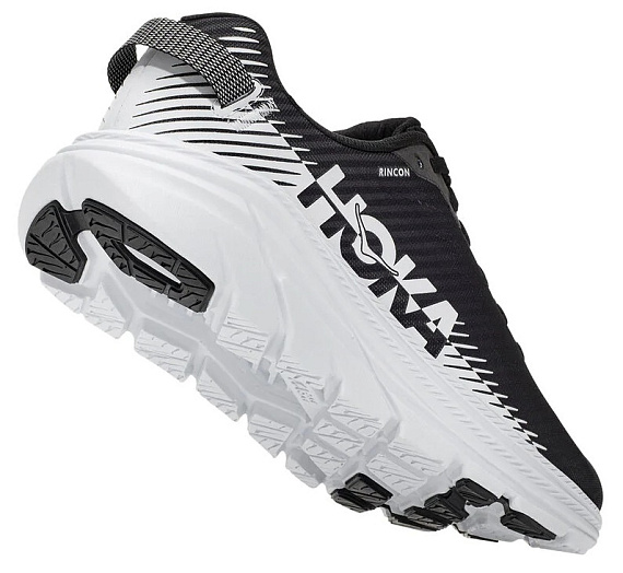 Кроссовки женские Hoka Rincon 2 Black/White - Фото 5 большая