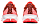Кроссовки женские ASICS Roadblast Tokyo Sunrise Red/White - Фото 6 малая