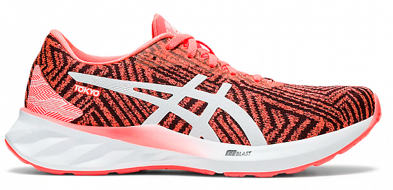 Кроссовки женские ASICS Roadblast Tokyo Sunrise Red/White - Фото 1 большая