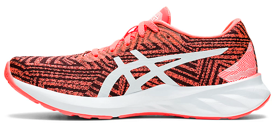 Кроссовки женские ASICS Roadblast Tokyo Sunrise Red/White - Фото 5 большая