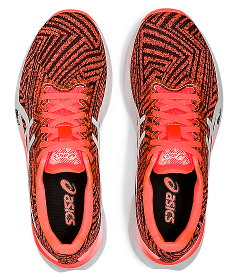 Кроссовки женские ASICS Roadblast Tokyo Sunrise Red/White - Фото 7 большая