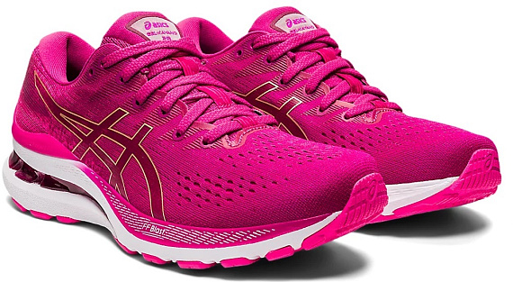 Кроссовки женские ASICS Gel-Kayano 28 Fuchsia Red/Pink Glo - Фото 2 большая