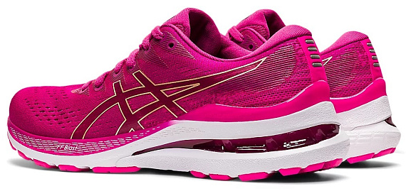 Кроссовки женские ASICS Gel-Kayano 28 Fuchsia Red/Pink Glo - Фото 3 большая