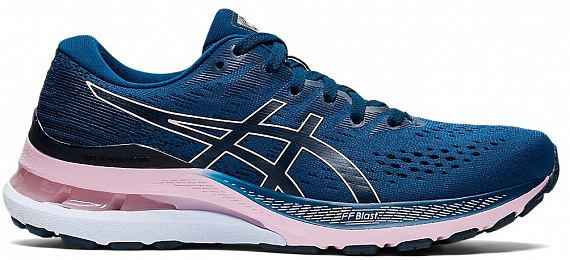 Кроссовки женские ASICS Gel-Kayano 28 Mako Blue/Barely Rose - Фото 1 большая