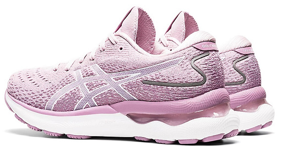 Кроссовки женские ASICS Gel-Nimbus 24 Barely Rose/White - Фото 3 большая