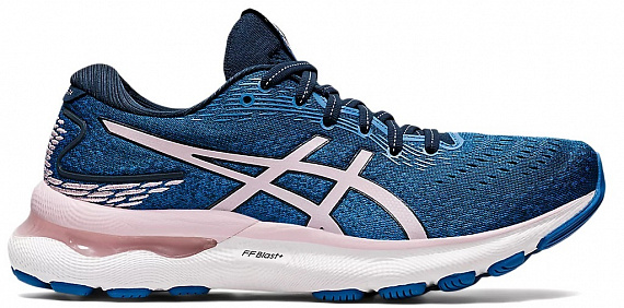 Кроссовки женские ASICS Gel-Nimbus 24 French Blue/Barely Rose - Фото 1 большая