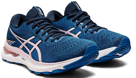 Кроссовки женские ASICS Gel-Nimbus 24 French Blue/Barely Rose - Фото 2 большая