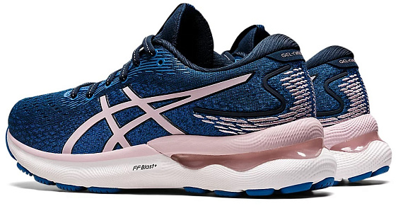 Кроссовки женские ASICS Gel-Nimbus 24 French Blue/Barely Rose - Фото 3 большая