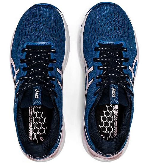 Кроссовки женские ASICS Gel-Nimbus 24 French Blue/Barely Rose - Фото 6 большая