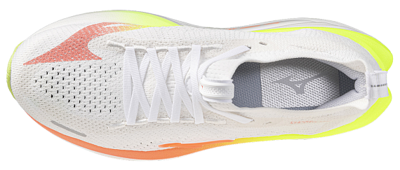 Кроссовки женские Mizuno Neo Vista 3 White/Flamingo Coral/Lime Pulp - Фото 5 большая