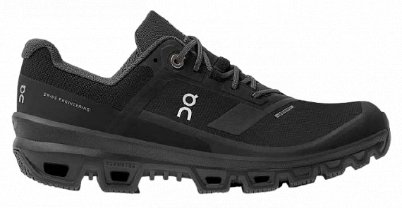Кроссовки женские On Cloudventure Waterproof Black - Фото 1 большая