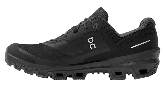 Кроссовки женские On Cloudventure Waterproof Black - Фото 4 большая