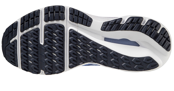 Кроссовки женские Mizuno Wave Inspire 18 AmparoB/Wht/DeepCobalt - Фото 2 большая