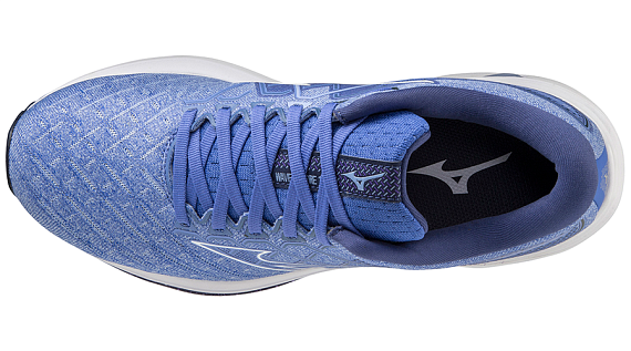 Кроссовки женские Mizuno Wave Inspire 18 AmparoB/Wht/DeepCobalt - Фото 4 большая