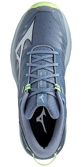 Кроссовки женские Mizuno Wave Daichi 7 VIndigo/SubduedB/NeoLime - Фото 4 большая
