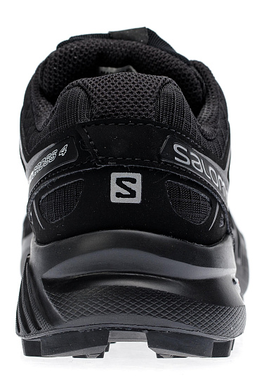 Кроссовки женские Salomon Speedcross 4 Black - Фото 4 большая