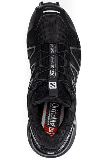 Кроссовки женские Salomon Speedcross 4 Black - Фото 5 большая