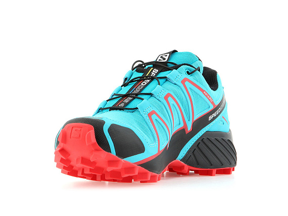 Кроссовки женские Salomon Speedcross 4 Blue Jay/Black/ - Фото 2 большая