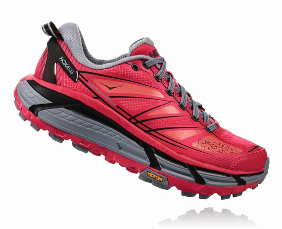 Кроссовки женские Hoka Mafate Speed 2 Azalea/Black - Фото 2 большая