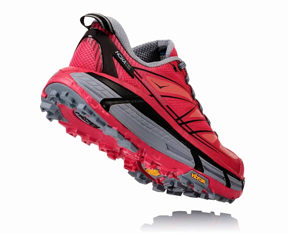 Кроссовки женские Hoka Mafate Speed 2 Azalea/Black - Фото 3 большая