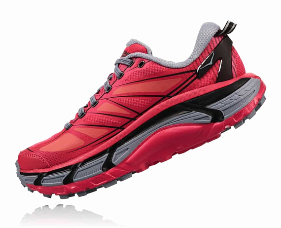 Кроссовки женские Hoka Mafate Speed 2 Azalea/Black - Фото 4 большая