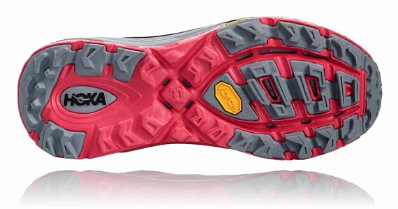 Кроссовки женские Hoka Mafate Speed 2 Azalea/Black - Фото 6 большая