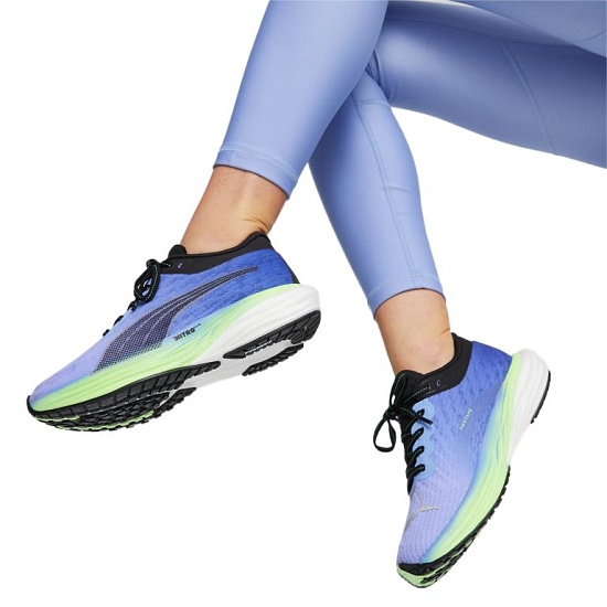 Кроссовки женские Puma Deviate Nitro 2 Royal Sapphire/Elektro Purple - Фото 7 большая