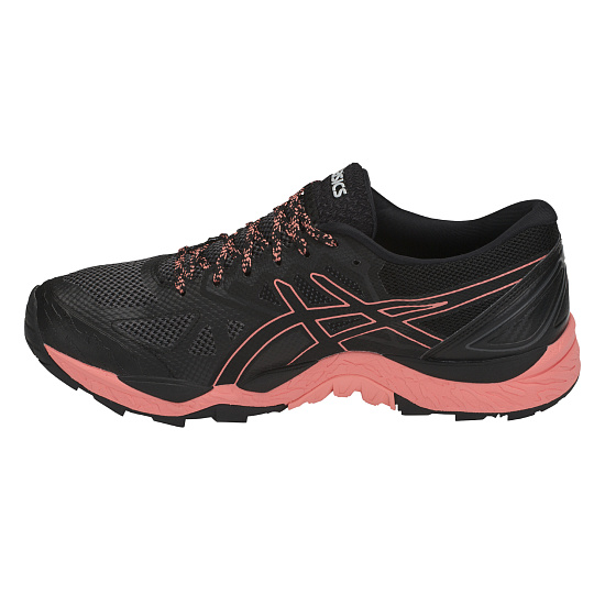 Кроссовки женские ASICS Gel-FujiTrabuco 6 GTX Black/Begonia Pink/Black - Фото 2 большая