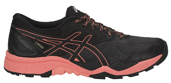 Кроссовки женские ASICS Gel-FujiTrabuco 6 GTX Black/Begonia Pink/Black - Фото 1 большая