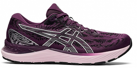 Кроссовки женские ASICS Gel-Cumulus 23 Deep Plum/Pure Silver - Фото 1 большая