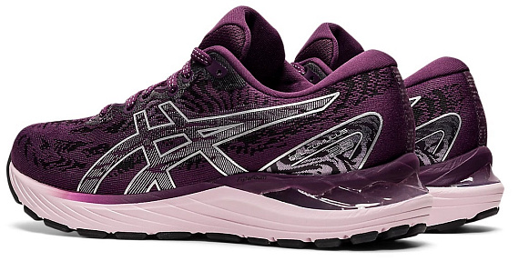 Кроссовки женские ASICS Gel-Cumulus 23 Deep Plum/Pure Silver - Фото 3 большая