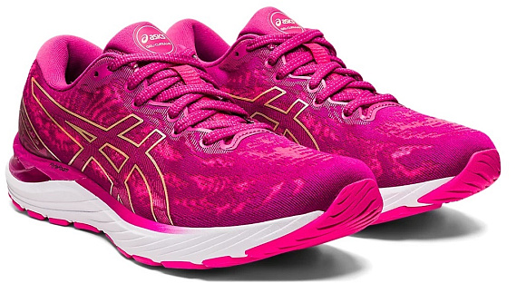 Кроссовки женские ASICS Gel-Cumulus 23 Fuchsia Red/Champagne - Фото 2 большая