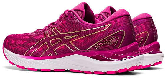 Кроссовки женские ASICS Gel-Cumulus 23 Fuchsia Red/Champagne - Фото 3 большая