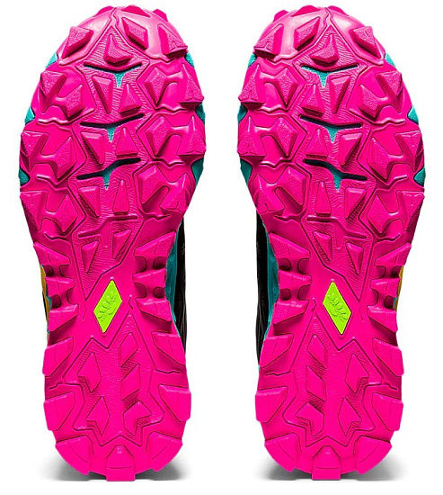 Кроссовки женские ASICS Gel-Fujitrabuco 8 Black/White - Фото 3 большая