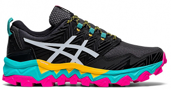 Кроссовки женские ASICS Gel-Fujitrabuco 8 Black/White - Фото 1 большая