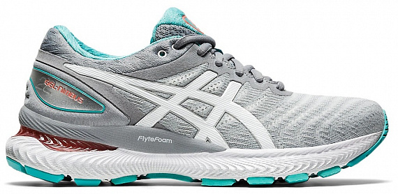 Кроссовки женские ASICS Gel-Nimbus 22 Sheet Rock/White - Фото 1 большая